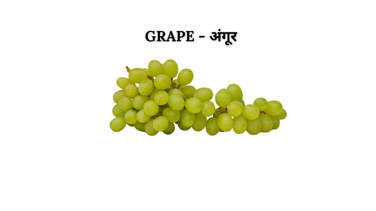 Grape meaning in hindi