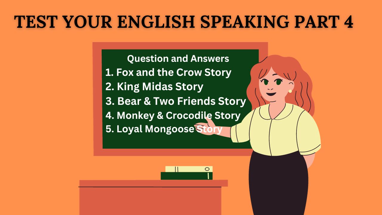 Test your English Speaking Part Four