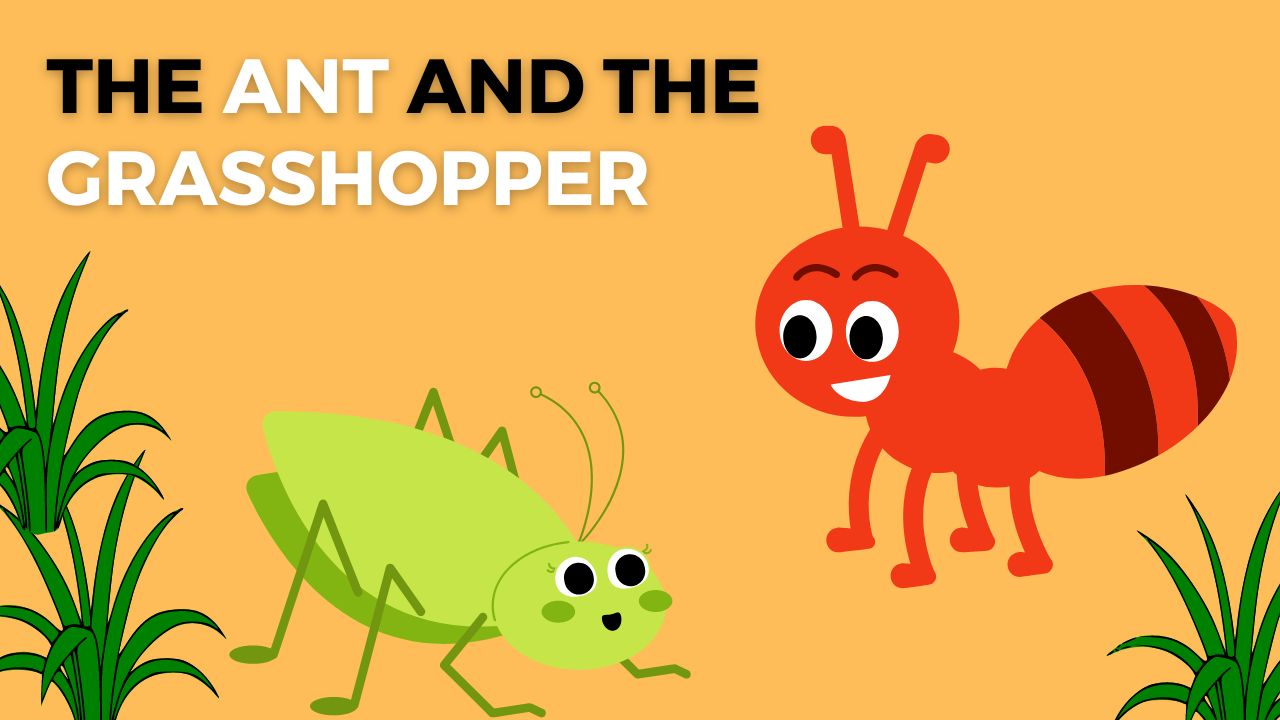 The Ant and the Grasshopper Story in Hindi and English