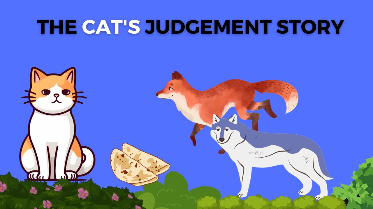The Cat's Judgement Story in Hindi and English