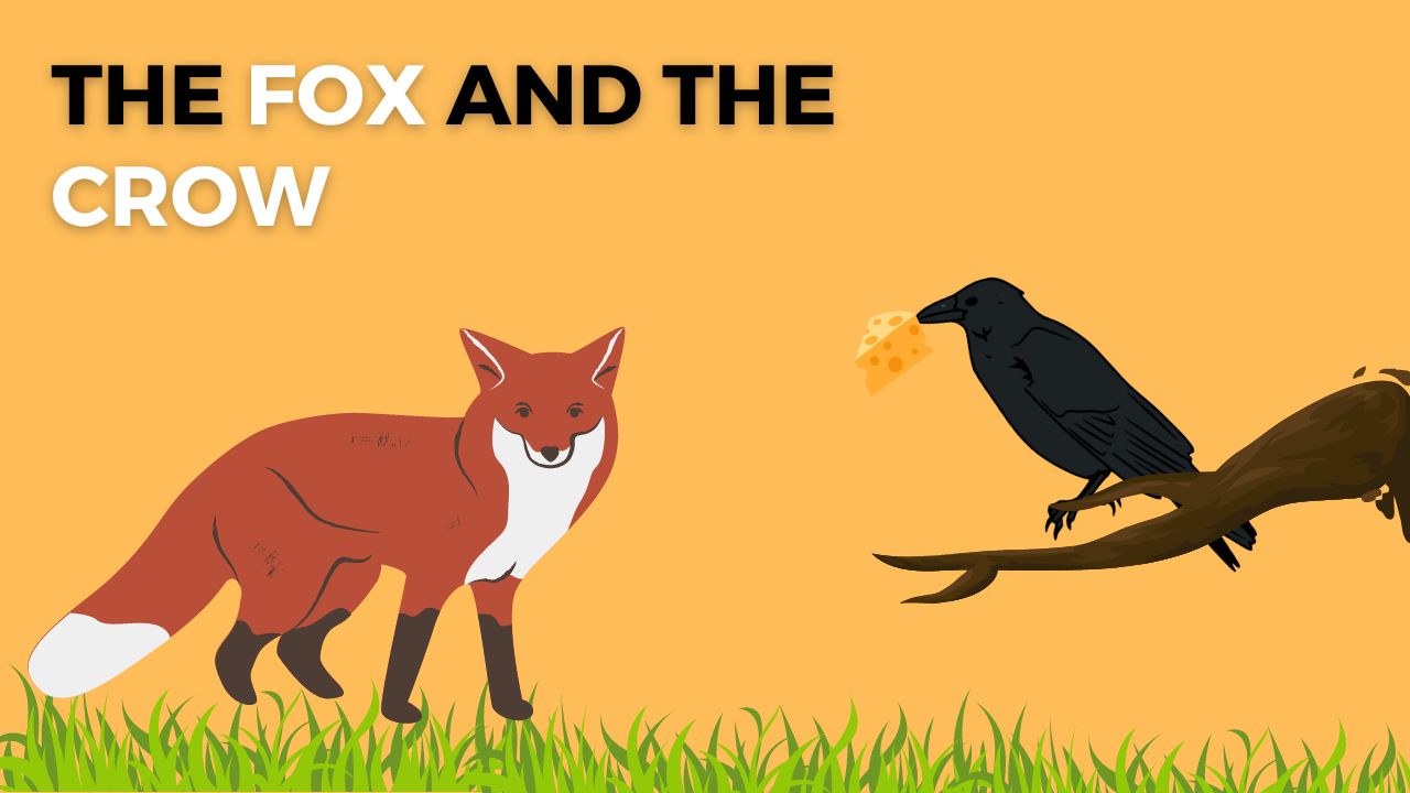 The Fox and the Crow Story in Hindi and English